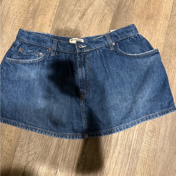 NWT We The Free Demi Denim Mini Skort - Picture 4 of 6